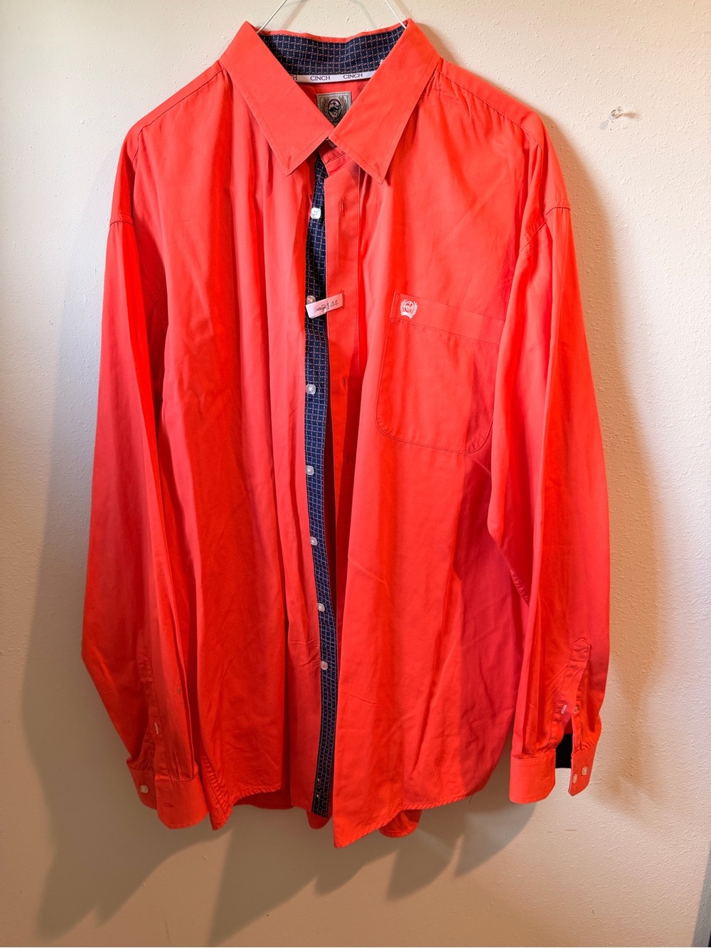 Cinch Men's Button-Down Shirt, XXL BIG